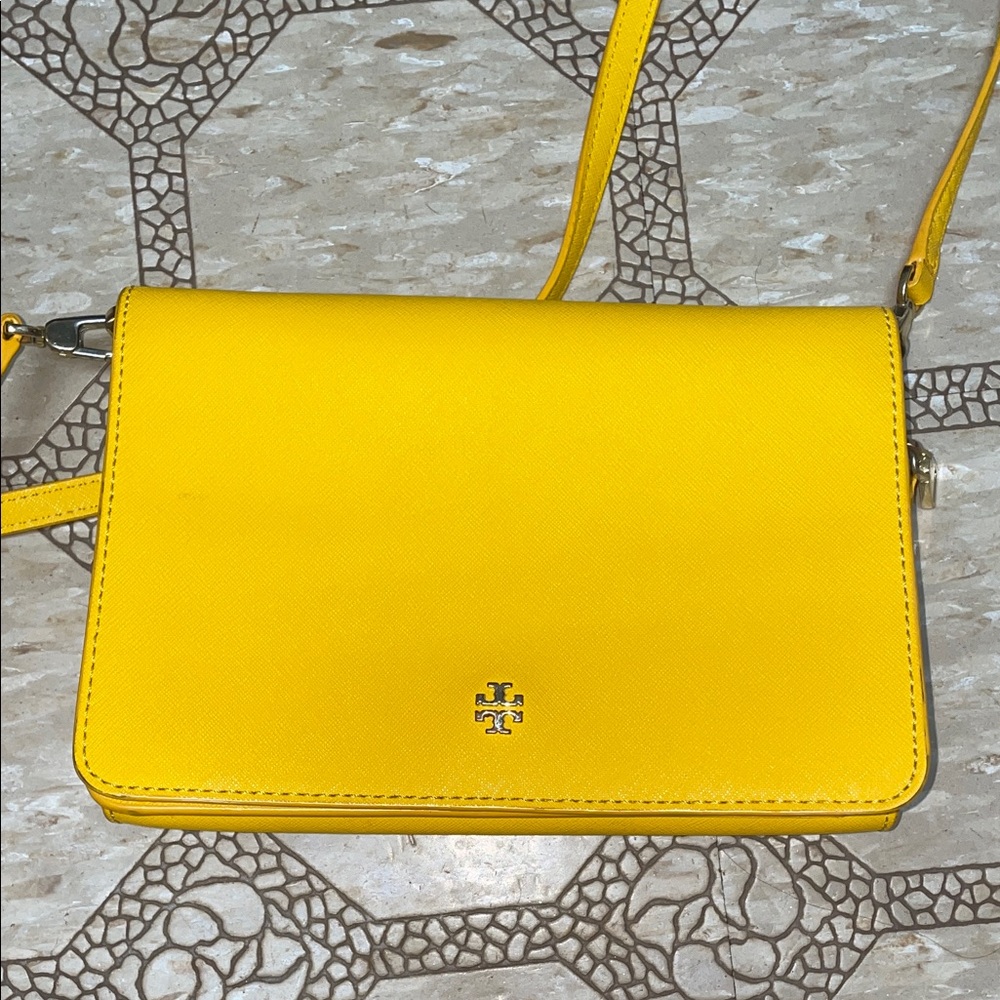 Tory Burch Vibrant Yellow Crossbody Bag